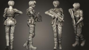 Military figurines Daori 3d model